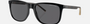 Armani Exchange AX4070S 815881 square sunglasses for men in full rim plastic, with black frame, and dark grey lenses. 57mm in lens size, 18mm in bridge size, and 145mm in temple length.