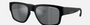 Armani Exchange AX4141SU 80786G square sunglasses for men in full rim plastic, with matte black frame, and grey mirror lenses. 56mm in lens size, 19mm in bridge size, and 142mm in temple length.