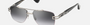 Dita Grand-Evo One DTS 138A 03 unisex's semi-rimless aviator sunglasses in a silver black titanium frame with grey lenses. Features a 57 mm lens size, 16 mm bridge size, and 145 mm temple length. Available in Dubai, UAE.