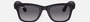 Ray-Ban Meta Wayfarer RW4006 601ST3 square sunglasses for unisex in full rim injected, with matte black frame, and polar gradient graphite lenses. 50mm in lens size, 22mm in bridge size, and 150mm in temple length.