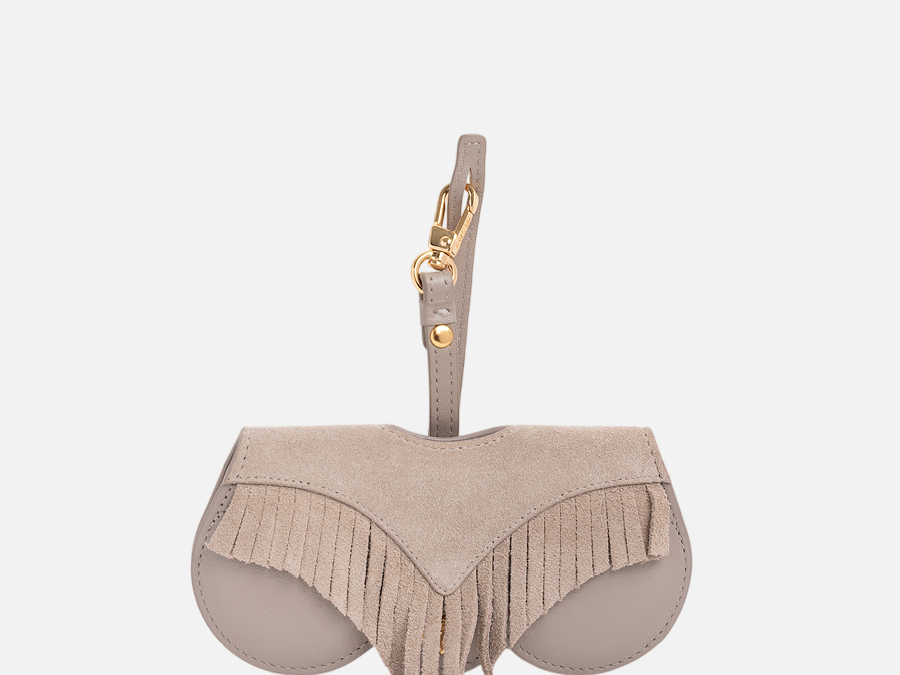 Any Di SunCover with Taupe Fringes design