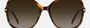 Carolina Herrera HER 0269/S 086/HA  women's full rim square sunglasses in havana frame and brown gradient lenses, with 58mm lens size, 18mm bridge size, and 135mm temple size. Available in Dubai, UAE.