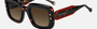 Carolina Herrera HER 0313/S 086/HA  women's full rim square sunglasses in havana frame and brown gradient lenses, with 49mm lens size, 26mm bridge size, and 145mm temple size. Available in Dubai, UAE.