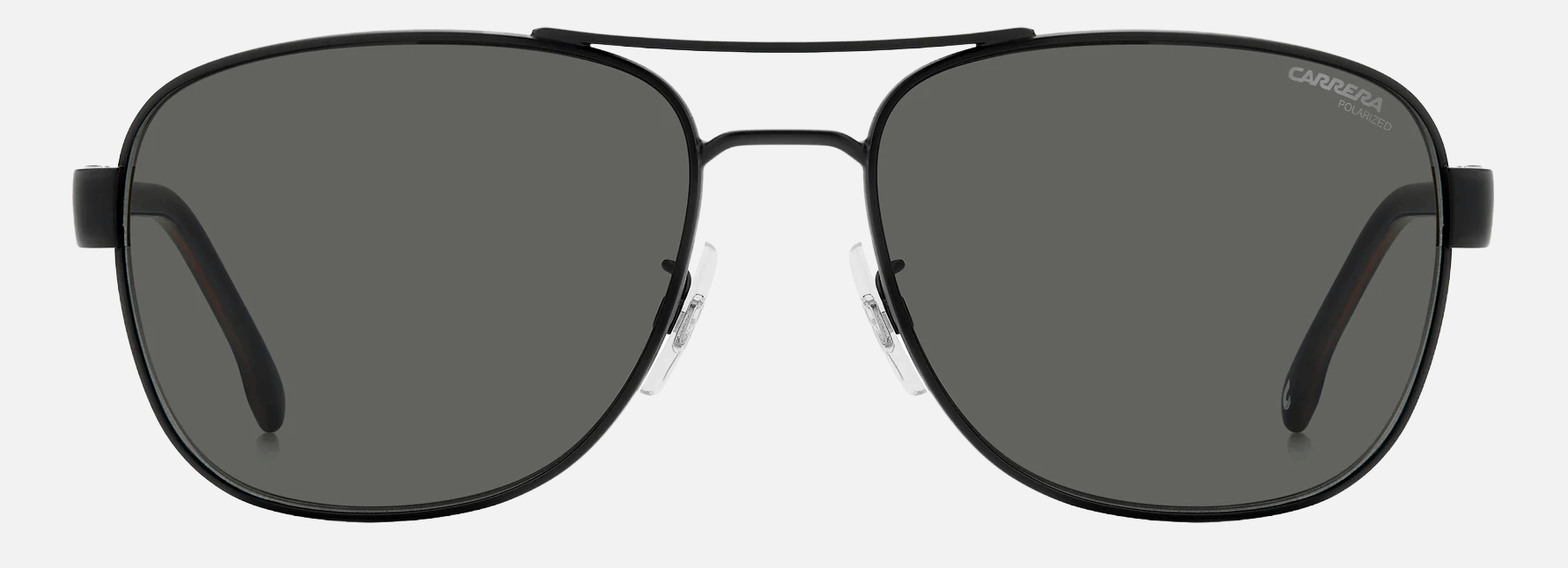Carrera C FLEX 02/G/S 003 - Matte Black/Grey Polarized Aviator, Men's Sunglasses, Pilot
