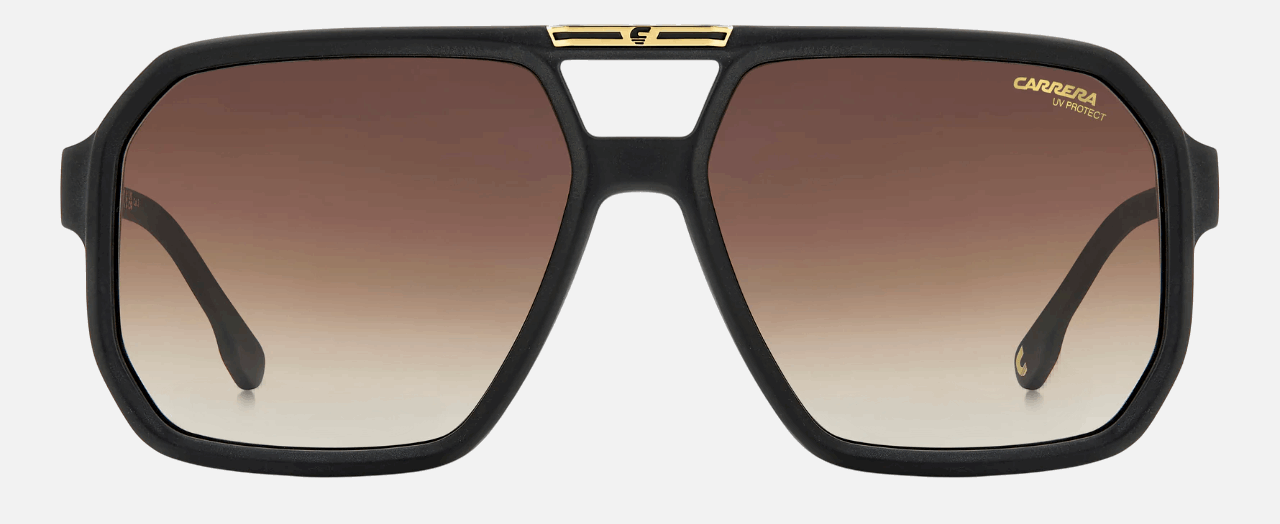 Carrera VICTORY C 01/S 003  men's full rim navigator sunglasses in matte black frame and black brown green antireflex lenses, with 60mm lens size, 15mm bridge size, and 145mm temple size. Available in Dubai, UAE.