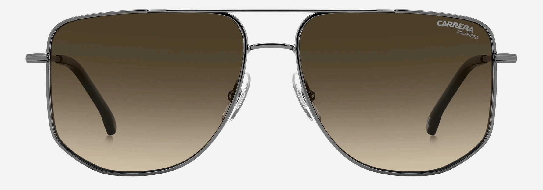 Carrera 355/S V81 - Black/Brown Gradient Polarized Men's Sunglasses, Rectangle