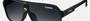 Carrera CARRERA 33 807/PT  men's full rim square sunglasses in black frame and grey gradient lenses, with 62mm lens size, 11mm bridge size, and 140mm temple size. Available in Dubai, UAE.
