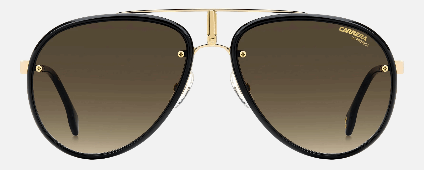 Carrera CARRERA GLORY RHL - Black Gold/Black Brown Green AR Aviator, Men's Sunglasses, Pilot, Women's Sunglasses