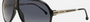 Carrera Endurance 65/N 807 pilot sunglasses for unisex in full rim plastic, with black frame, and gradient grey lenses. 63mm in lens size, 10mm in bridge size, and 130mm in temple length.