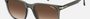 Carrera 300/S KB7 unisex's full rim square sunglasses in a transparent grey plastic frame with gradient brown lenses. Features a 54 mm lens size, 18 mm bridge size, and 145 mm temple length. Available in Dubai, UAE.