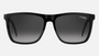 Carrera 5041/S 807 black sunglasses with gradient lenses on a white background facing front