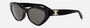 Celine Triomphe CL40323U 01A - Black/Grey Cat Eye, Women's Sunglasses