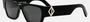 Christian Dior CD Diamond S5I 10A0 men's full rim square acetate sunglasses in black with silver frame, and grey lenses, with 56 mm lens size, 13 mm bridge size, and 140 mm temple length. Available in Dubai, UAE.