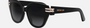 Christian Dior CDIOR B4I 10A1  women's full rim cat-eye sunglasses in black frame and gradient grey lenses, with 53mm lens size, 17mm bridge size, and 135mm temple size. Available in Dubai, UAE.