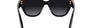 Christian Dior CDIOR B4I 10A1  women's full rim cat-eye sunglasses in black frame and gradient grey lenses, with 53mm lens size, 17mm bridge size, and 135mm temple size. Available in Dubai, UAE.