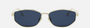 Christian Dior DiorCannage B1U B0B0 women's full rim irregular metal sunglasses in gold frame, and blue lenses, with 57 mm lens size, 14 mm bridge size, and 140 mm temple length. Available in Dubai, UAE.