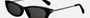 Christian Dior DiorMoon B2I 10A0 women's full rim cat eye acetate sunglasses in black frame, and grey lenses, with 53 mm lens size, 17 mm bridge size, and 140 mm temple length. Available in Dubai, UAE.