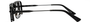 Christian Dior NEODIOR S4U 10A0 pilot sunglasses for women in semi-rimless metal, with black frame, and dark grey lenses. 58mm in lens size, 13mm in bridge size, and 140mm in temple length.