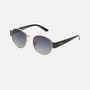 Despada DS 2317 C1 round sunglasses for unisex in full rim metal, with gold frame, and gradient grey lenses. 58mm in lens size, 19mm in bridge size, and 142mm in temple length.