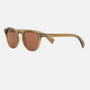 Despada DS 2374 C3 round sunglasses for unisex in full rim plastic, with transparent brown frame, and brown lenses. 51mm in lens size, 20mm in bridge size, and 145mm in temple length.