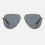 Despada DS 2387 C1 pilot sunglasses for men in full rim metal, with gold frame, and grey lenses. 62mm in lens size, 17mm in bridge size, and 137mm in temple length.