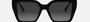 Fendi FE40161I 01B women's full rim square sunglasses in a black acetate frame with grey lenses. Features a 54 mm lens size, 18 mm bridge size, and 140 mm temple length. Available in Dubai, UAE.