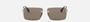 Fendi FE40165U 32E men's full rim square sunglasses in a gold acetate frame with brown lenses. Features a 60 mm lens size, 13 mm bridge size, and 145 mm temple length. Available in Dubai, UAE.
