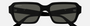 Gucci GG1887S 001 - Black/Grey Men's Sunglasses, Rectangle
