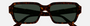 Gucci GG1887S 002 - Havana/Green Men's Sunglasses, Rectangle