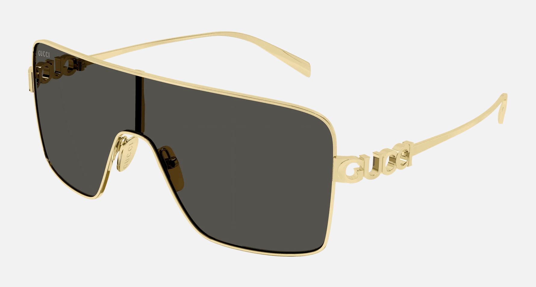 Gucci GG1936S 001 - Gold/Grey Mask, Women's Sunglasses