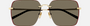 Gucci GG1955SA 002 - Gold/Brown Square, Women's Sunglasses