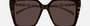 Gucci GG1967S 003 - Havana/Brown Square, Women's Sunglasses