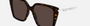 Gucci GG1967S 003 - Havana/Brown Square, Women's Sunglasses