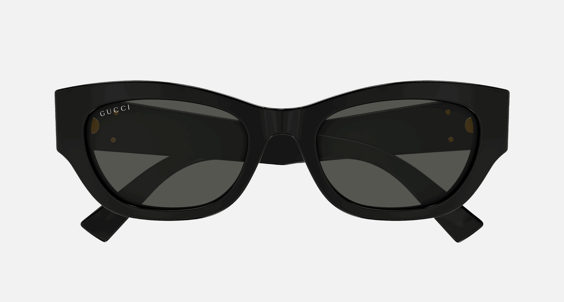 Gucci GG1954SA 001 - Black/Grey Cat Eye, Women's Sunglasses