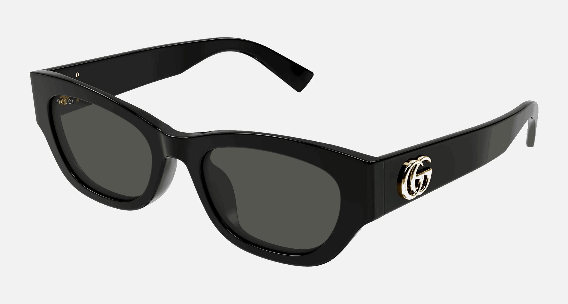 Gucci GG1954SA 001 - Black/Grey Cat Eye, Women's Sunglasses