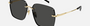 Gucci GG1955SA 001 - Gold/Grey Square, Women's Sunglasses