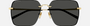 Gucci GG1955SA 001 - Gold/Grey Square, Women's Sunglasses