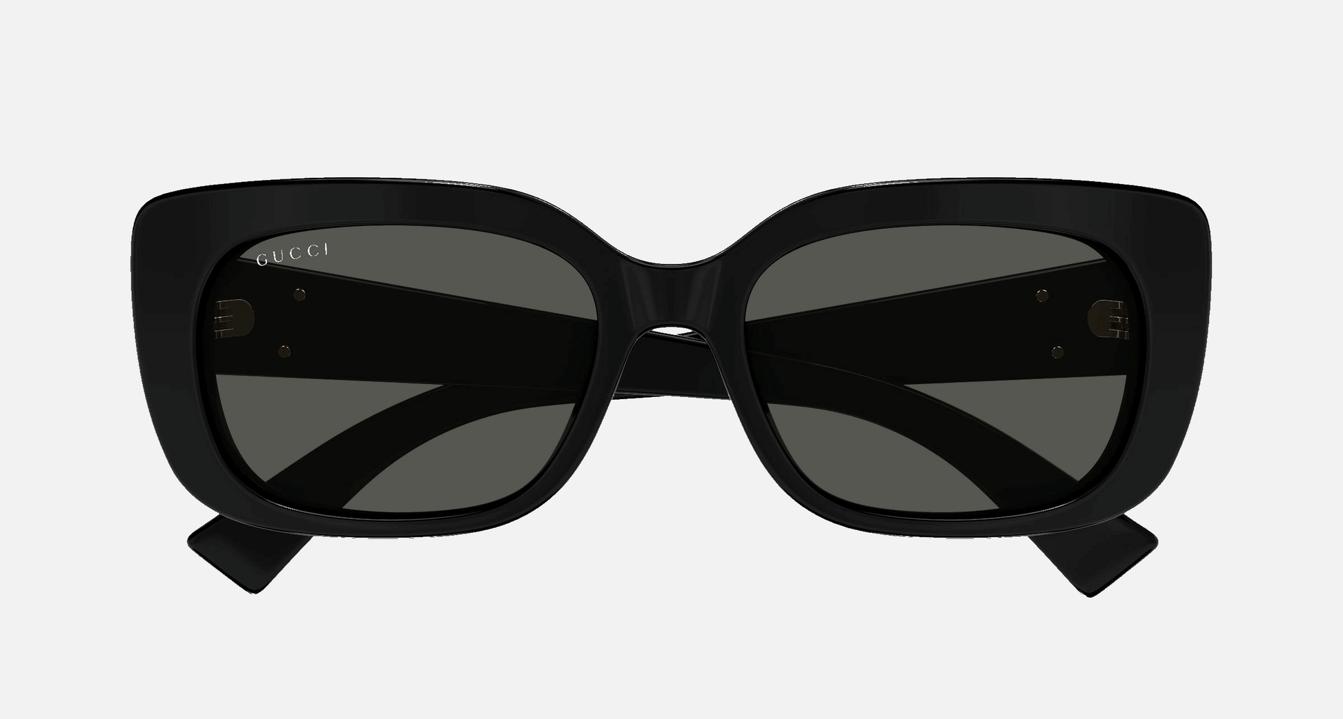 Gucci GG1979SK 001 - Black/Grey Rectangle, Women's Sunglasses