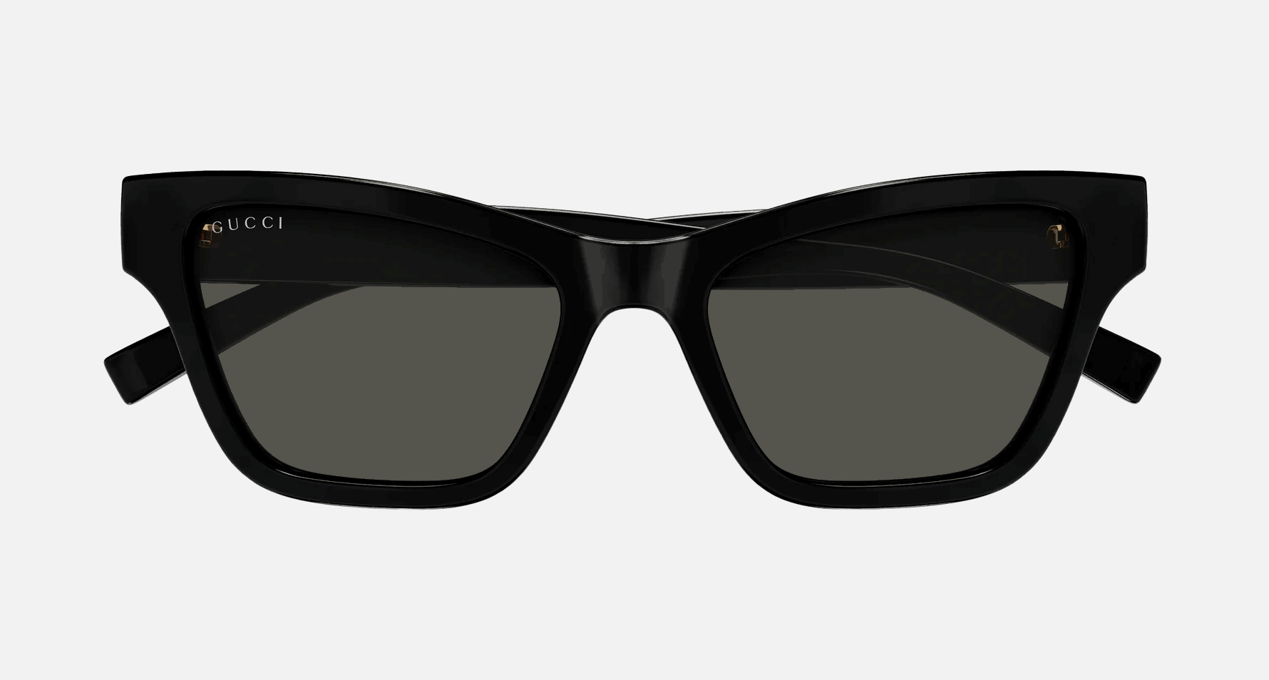 Gucci GG1982S 001 - Black/Grey Cat Eye, Women's Sunglasses