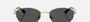 Ray-Ban RB3774D 001/87  unisex's full rim oval sunglasses in polished arista gold
 frame and dark grey lenses, with 55mm lens size, 19mm bridge size, and 145mm temple size. Available in Dubai, UAE.