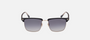 Tom Ford Hudson-02 FT0997-H 02D men's full rim square injected sunglasses in matte black frame, and smoke polarized lenses, with  mm lens size,  mm bridge size, and  mm temple length. Available in Dubai, UAE.
