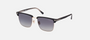 Tom Ford Hudson-02 FT0997-H 02D men's full rim square injected sunglasses in matte black frame, and smoke polarized lenses, with  mm lens size,  mm bridge size, and  mm temple length. Available in Dubai, UAE.