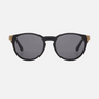 Despada DS 2383 C1  men's full rim round sunglasses in matte black frame and grey lenses, with 50mm lens size, 22mm bridge size, and 140mm temple size. Available in Dubai, UAE.