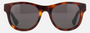 Gucci GG0003SN 003 square sunglasses for men in full rim acetate, with shiny havana frame, and grey lenses. 52mm in lens size, 21mm in bridge size, and 145mm in temple length.