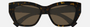 Gucci GG1844SA 002 cat eye sunglasses for women in full rim acetate, with havana frame, and brown lenses. 55mm in lens size, 16mm in bridge size, and 145mm in temple length.