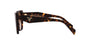 Prada PR 19ZS 2AU6S1 cat eye sunglasses for women in full rim acetate, with havana frame, and brown gradient lenses. 55mm in lens size, 17mm in bridge size, and 145mm in temple length.