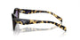 Prada PR A02S 17N50B cat eye sunglasses for women in full rim acetate, with havana frame, and violet lenses. 52mm in lens size, 19mm in bridge size, and 140mm in temple length.