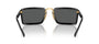 Prada PR A11S 1AB5S0 propionate sunglasses for women in full rim acetate, with black frame, and dark grey lenses. 62mm in lens size, 23mm in bridge size, and 125mm in temple length.
