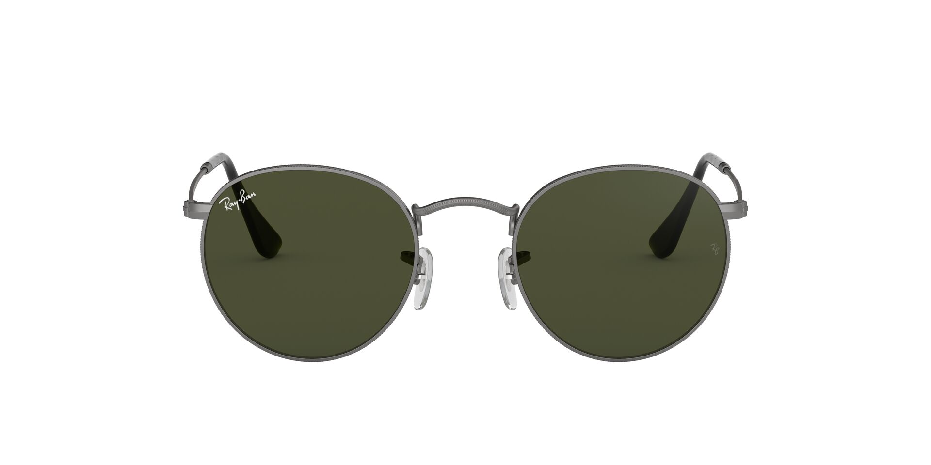 RB3447 Full Rim Round Metal Grey Green Trivision Optical